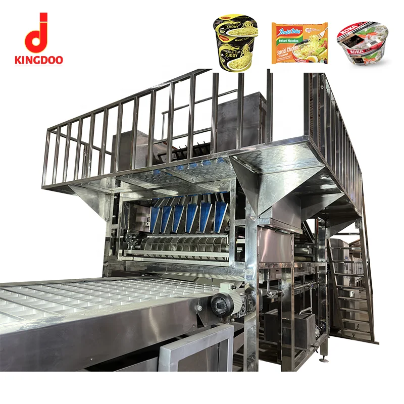 Fully automatic workshop assembly line fried instant noodles machine