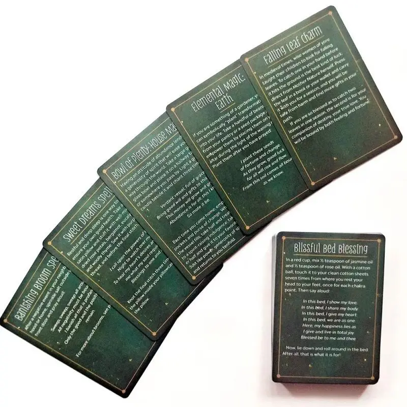 Trainee witch oracle card spot a box of 87 cards table game