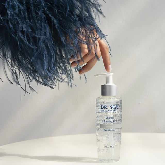 Quality Mineral Cleansing Gel Face & Eye Area Vitamin E by Dr. SEA Cosmetics Dead Sea Products Israel Free Samples Fast Delivery