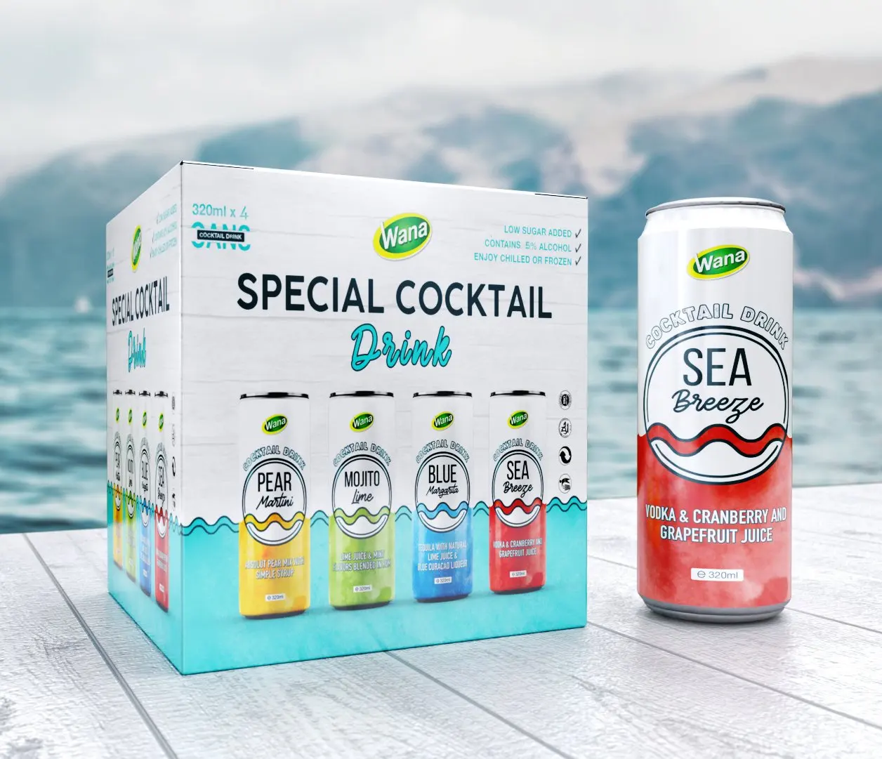 OEM/ private label Cocktail Drink in 500ml Can from manufacture in Viet Nam