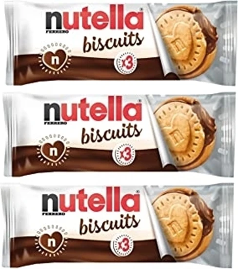 Nutella Biscuits Cookies filled with Nutella Hazelnut Spread For Sale