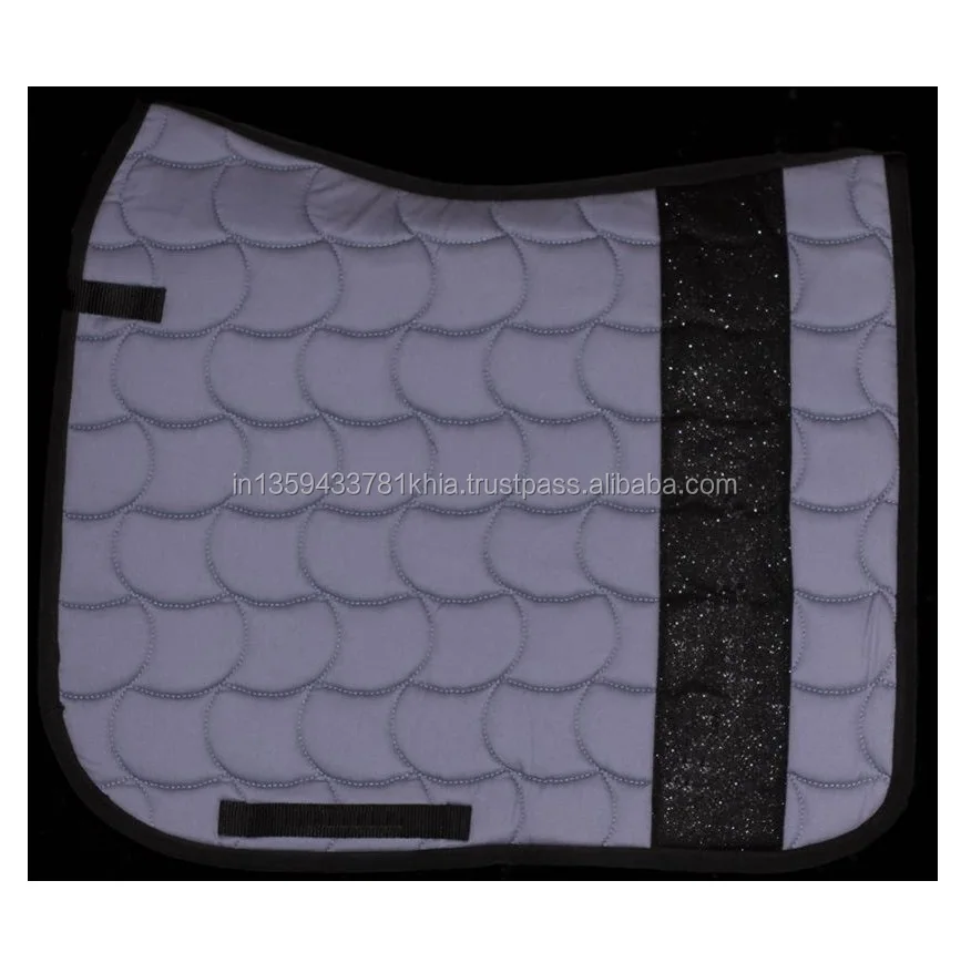 Golden Saddle Pad gold color cloth horse saddle pad attractive look good quality horse saddle pad jumping