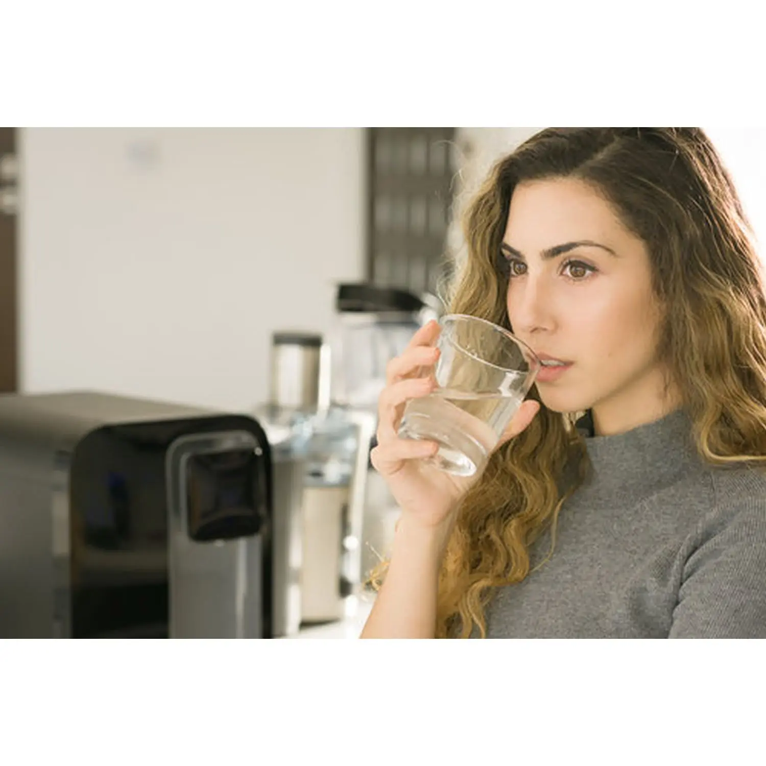 Water Purifier Kent Eureka Tata HUL ZeroB Copper+ Mineral RO + UV + MF 7 stage Table top / Wall Mountable Black & Copper 8 litre