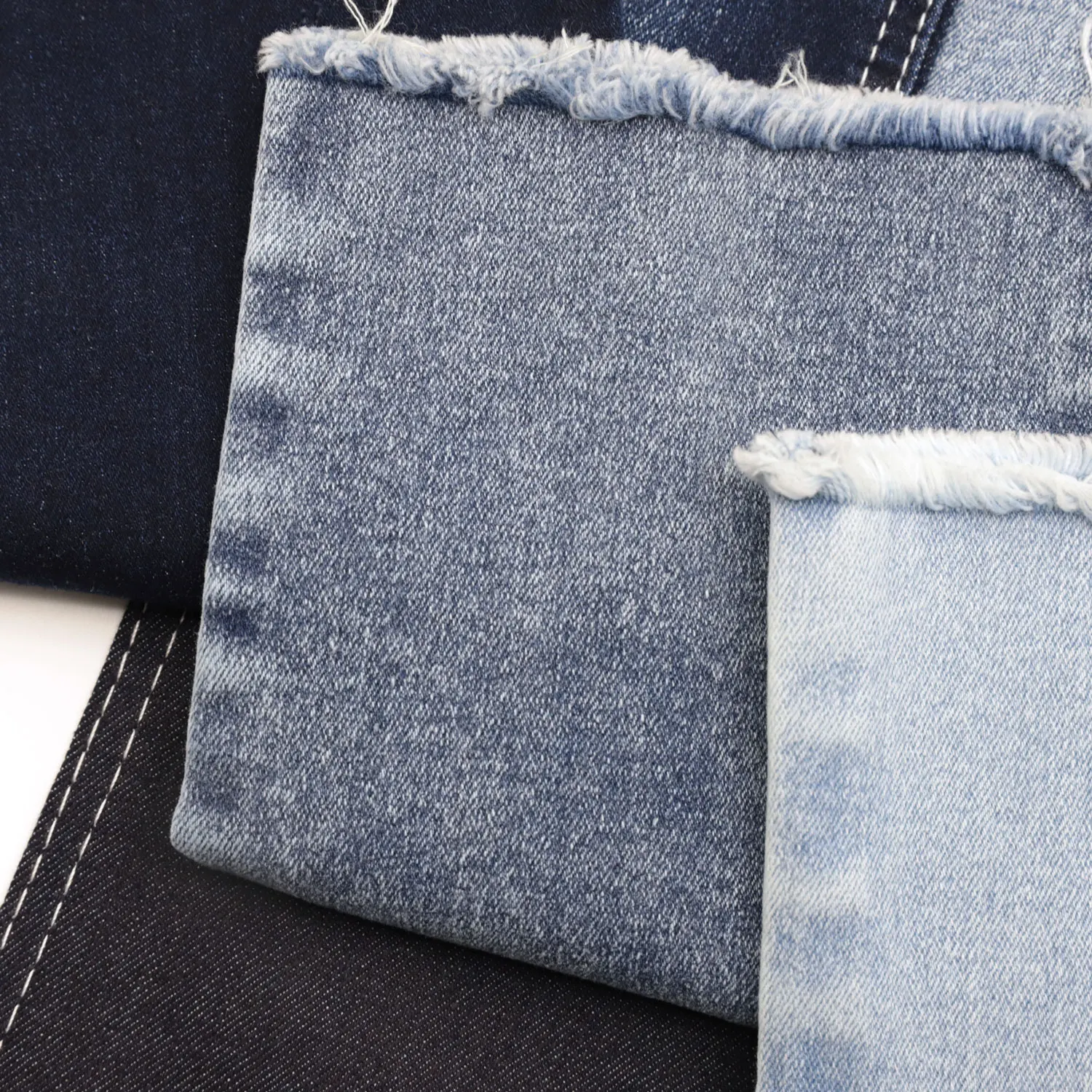 9oz 73%cotton 24.5%polyester2.5%spandex high stretch super soft jeans denim fabric