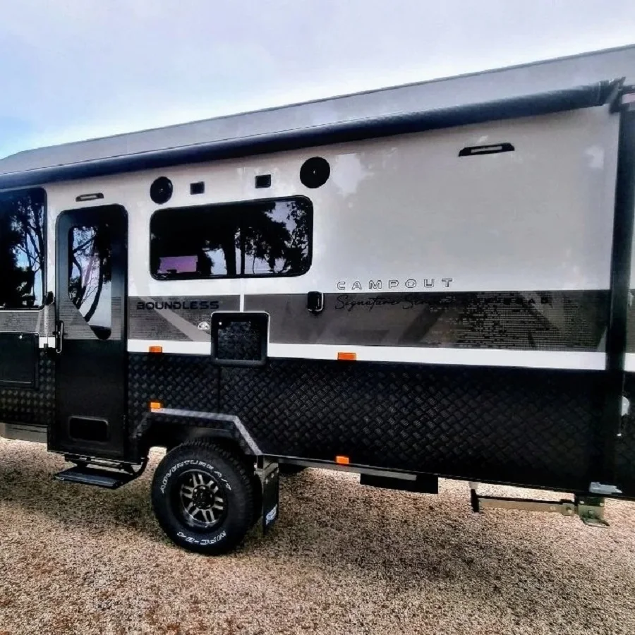 Towable Tiny Motorhome RV Camper Trailer Mobile Car Trailer Best Price Buy Now for Camping Travel In Stock for Sale