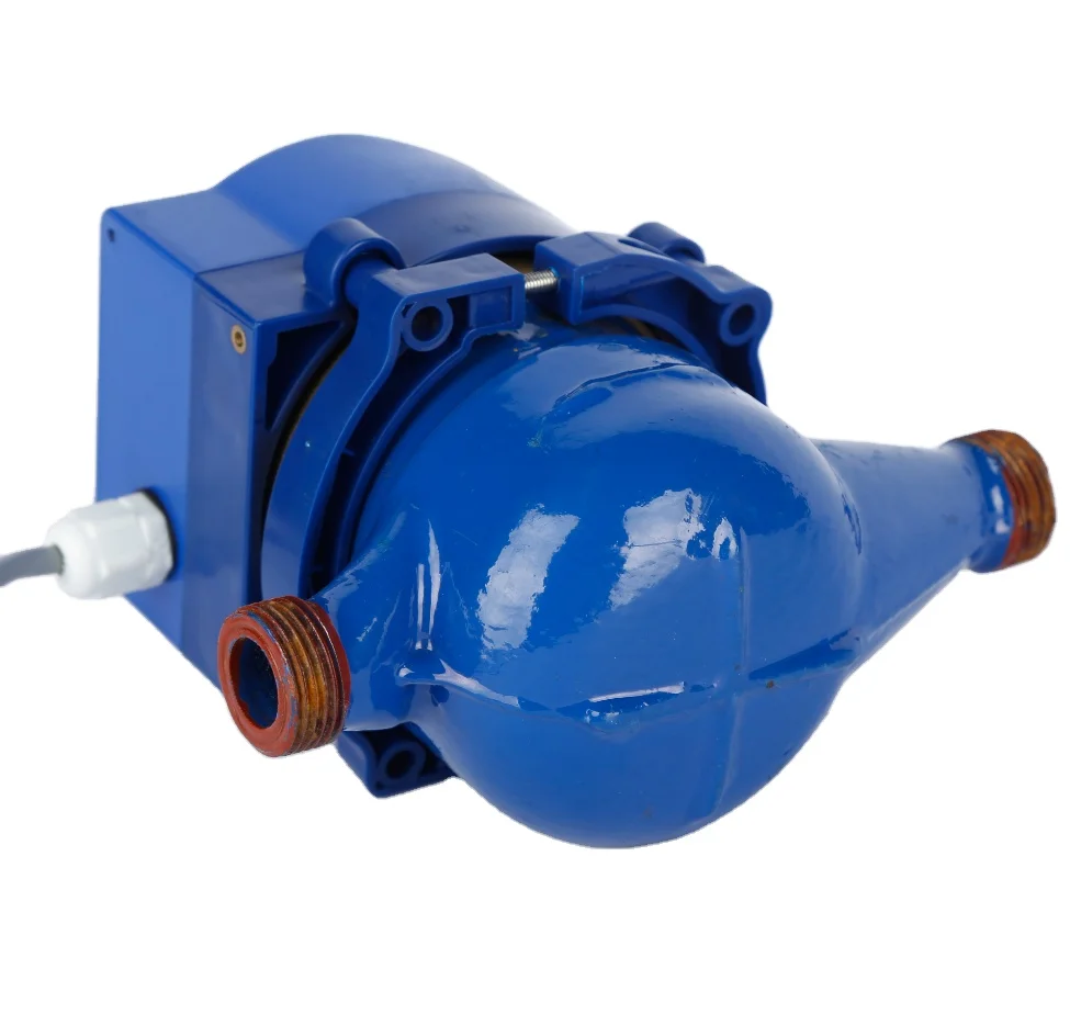 cold water flow meter brass connect RS485 M-BUS smart photoelectric direct read water meter