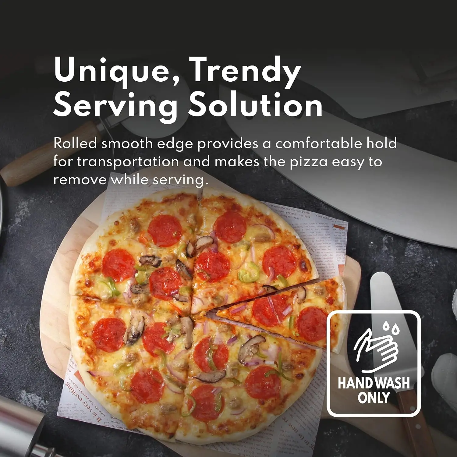 Wholesale Aluminum Alloy round Pizza Pan Non-Stick New Barbecue Baking Tray Kitchen Tool for Food Preparation & Cake Mold