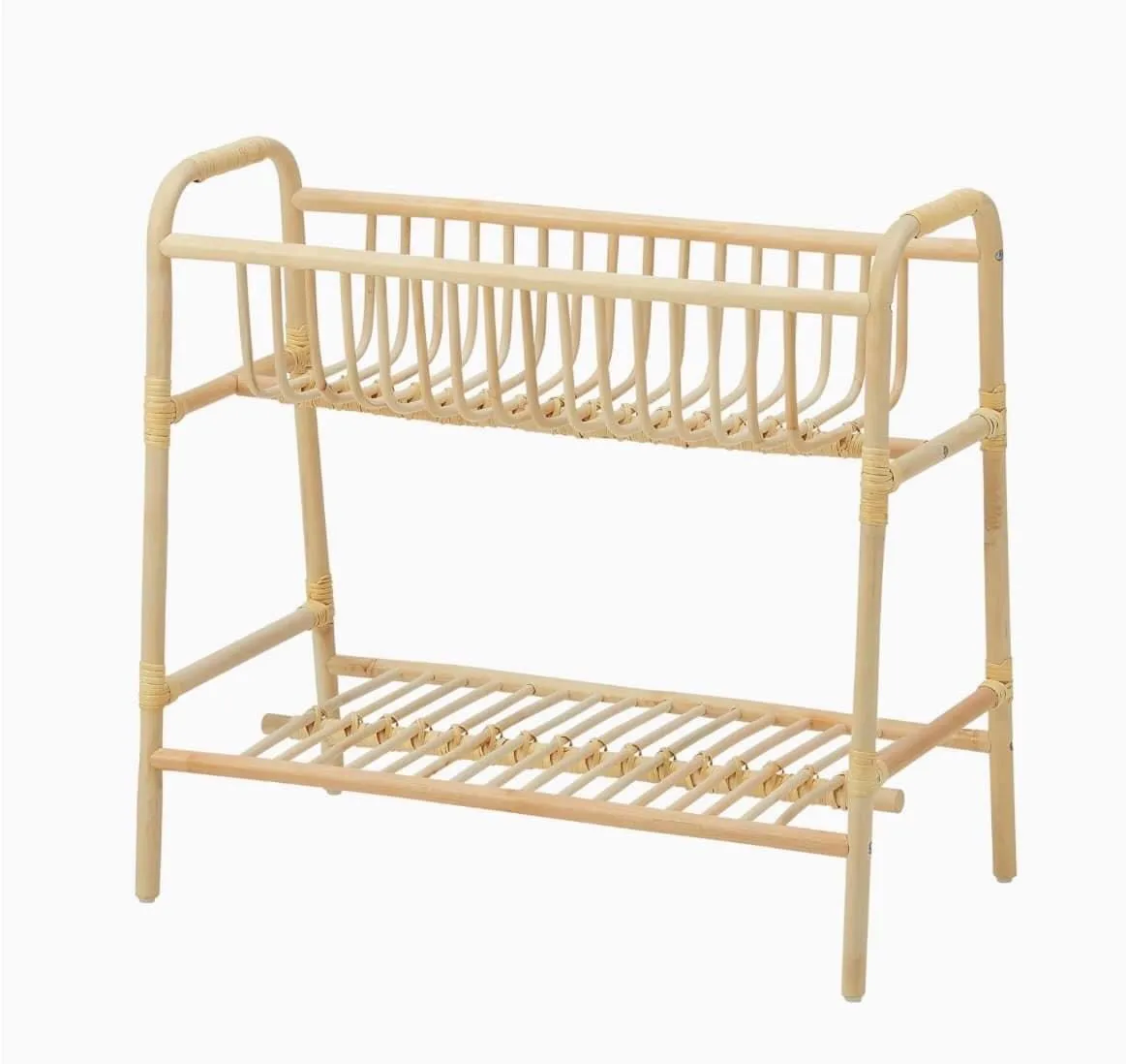 100% Natural and Environmentally Friendly Rack Type Plant Fiber Bohemian Rattan Plant Stand Decor From Viet Nam