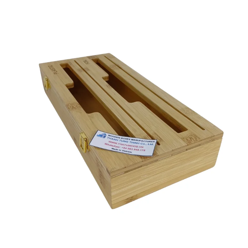 2023 High Quality Bamboo Storage Organizers with best price for cutlery and kitchen tools WhatsApp: +84 961005832