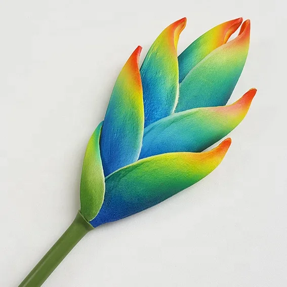 Premium Product of heliconia Lobster-claws Foam Flower with unique tattoo print pattern