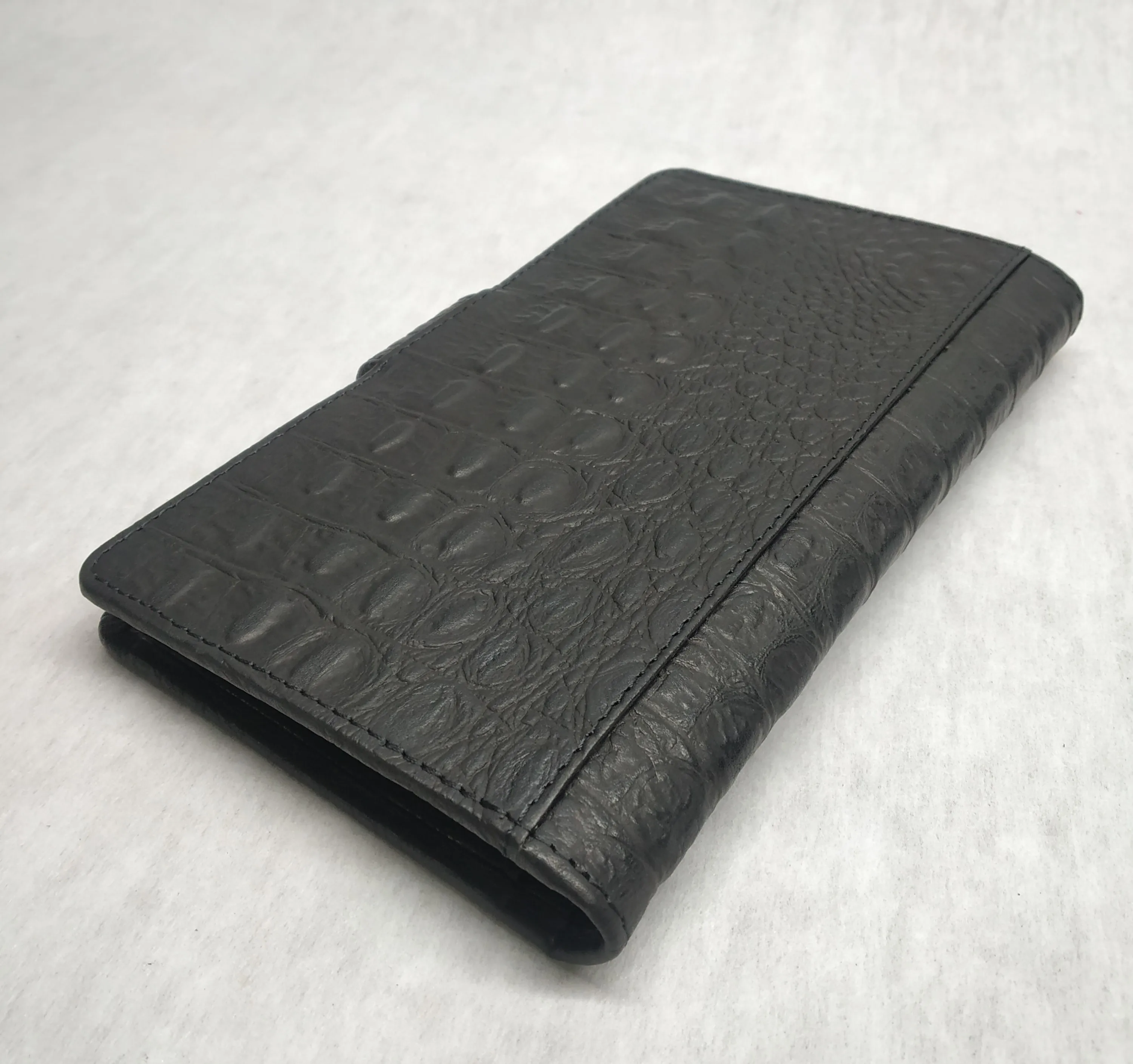 Crocodile Print Cow Leather Luxury Premium Passport Cover Holder Mobile Phone Cases Travel Organizer Coin Wallet RFID Protected