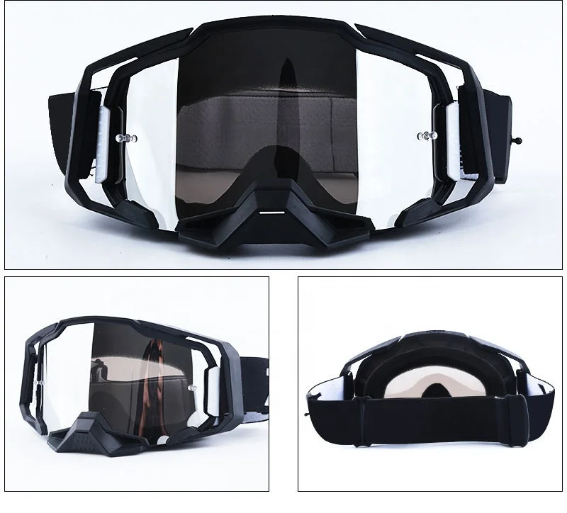 Custom Logo OEM Manufacturer Wholesale Motorcycle Racing MTB Mx Sports Sunglasses Moto Atv Dirt Bike Glasses Motocross Goggles