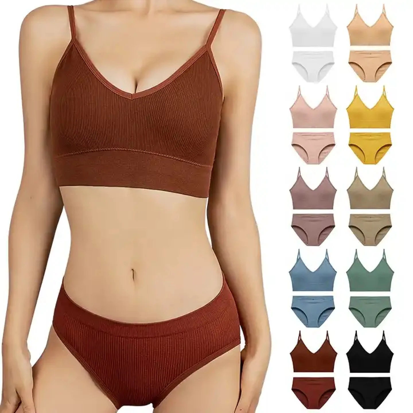 Top Quality High Waist Breathable Thong Bra Sets Sexy Women Underwear Push Up Panties Bra & Brief Sets lingerie thong Plus Size