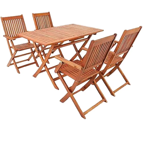 Wholesale Acacia Outdoor Table and Chairs Outdoor Table Set Strong and Durable  Garden Table Set Made in Vietnam Cheap Price