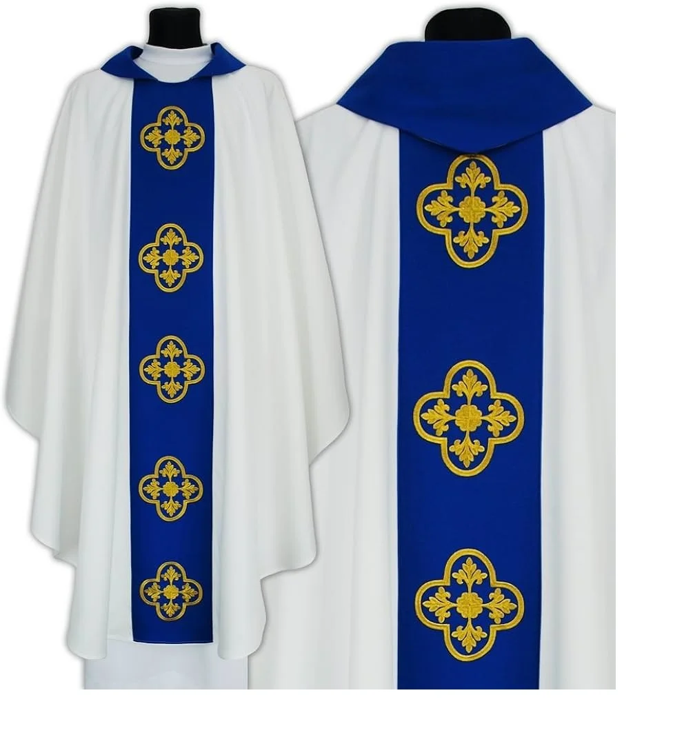 Plus Size New Arrival 2024 Cheap Rate Clergy Robes Vestments Pastor Surplice Cassock Alb Catholic Church Father Vestment