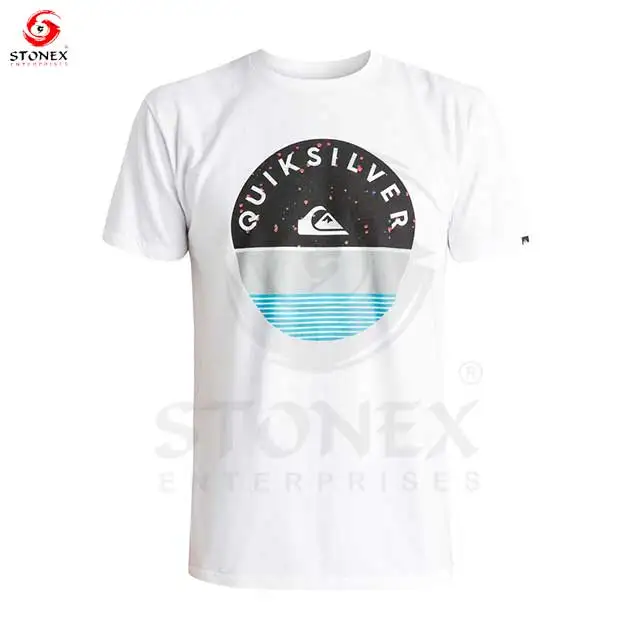 High Quality embossed t shirt 100% Cotton Customized solid colors printing mens t shirts stock Solid color T-shirt