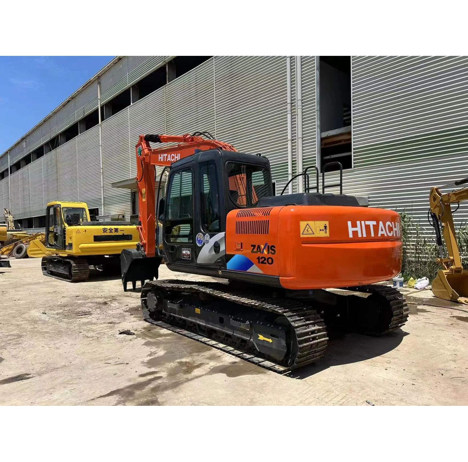 12 тонн Hitachi ZX120 EPA 90% новый оригинальный б/у zx120 подержанный экскаватор Многофункциональный Подержанный гидравлический гусеничный