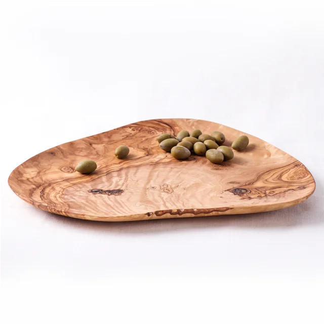 Handmade Premium Quality Wooden Serving Platter Sustainable Dining Tray Hot Selling Plate for Food Sets for Wedding Occasions