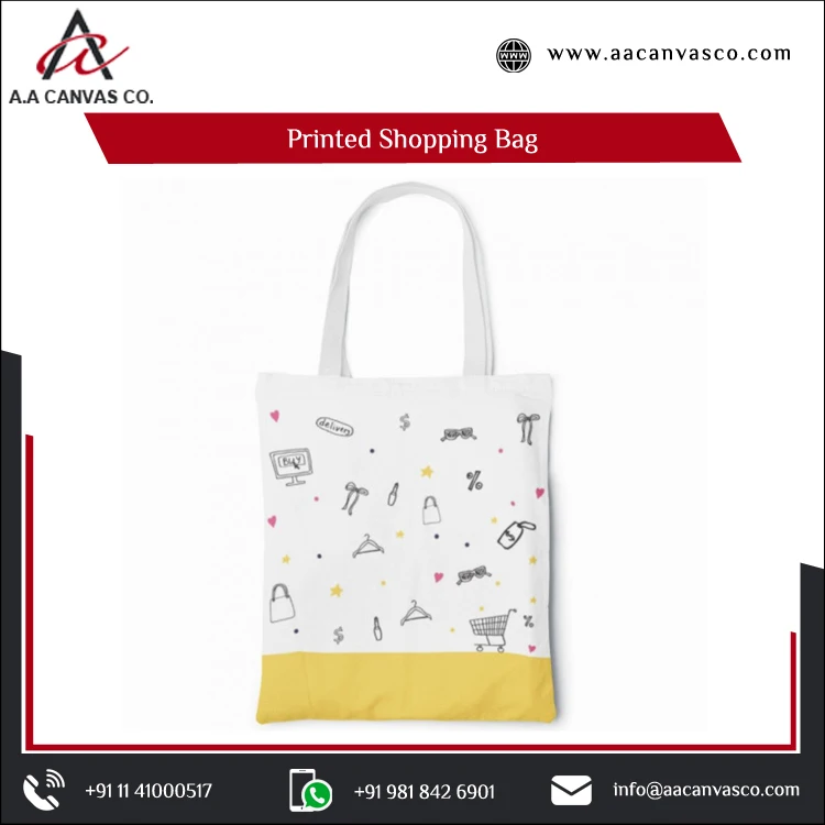 Widely Selling Highest Quality 100% Organic Eco Friendly Canvas Cotton Shopping Bags at Best Competitive Price