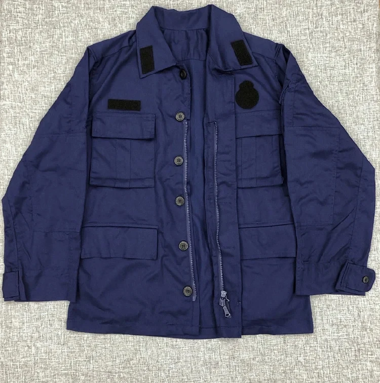 Button Uniform Security Shirt in New Style Security Guard Uniform with Labels Guard Security Uniform