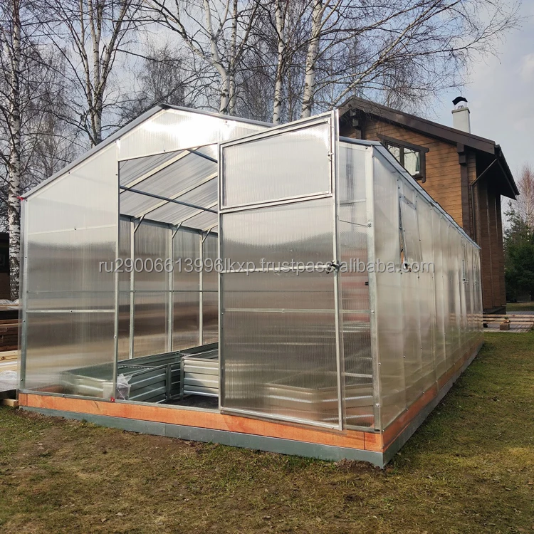 Best selling 2022 Greenhouse Domik Garden Tunnel Galvanized Steel Greenhouse factory price from manufacturer