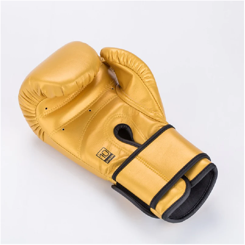 High Quality Genuine leather Training boxing gloves breathable and comfortable with Four layers of natural foam