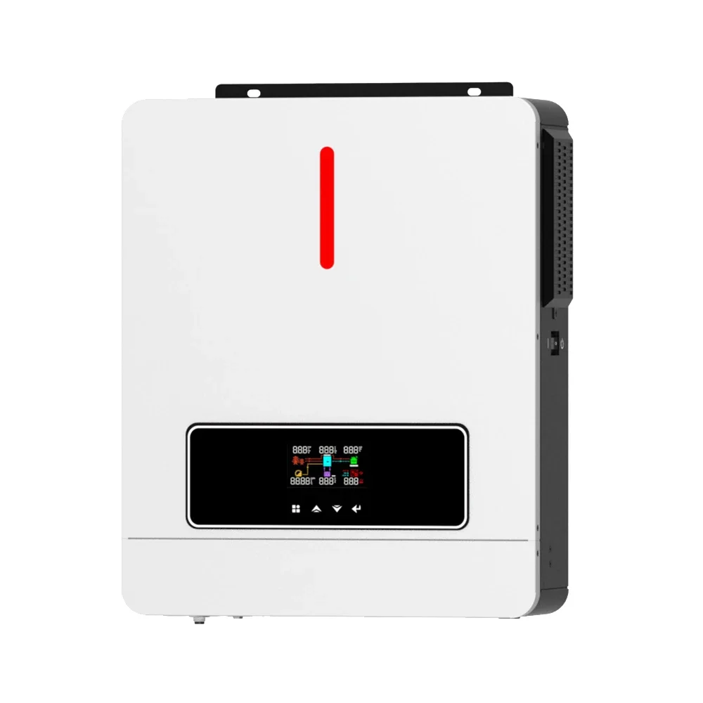 Гибридный солнечный инвертор Power3.6KW 4.2KW 6.2KW с 24V 48V зарядным устройством PV вход 60V-450V двойной выход переменного тока 220V 240V