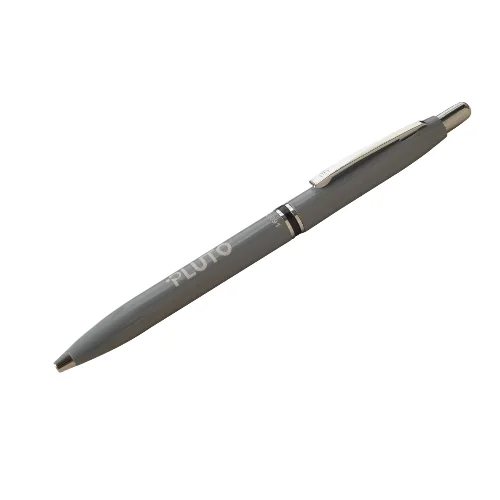 Huge Demand Customizable Black Gray Metal Pen for Corporate Gifting School and Stationery Supplies Simple and Attractive Look