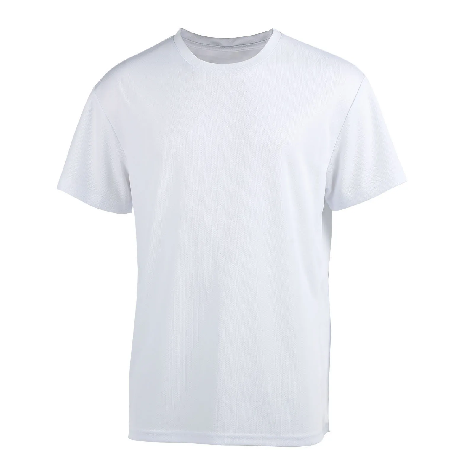 Custom Sublimation Logo T-Shirt Quick Dry Polyester Fit with Casual Blank Design Short Length Printed Tee Shirt