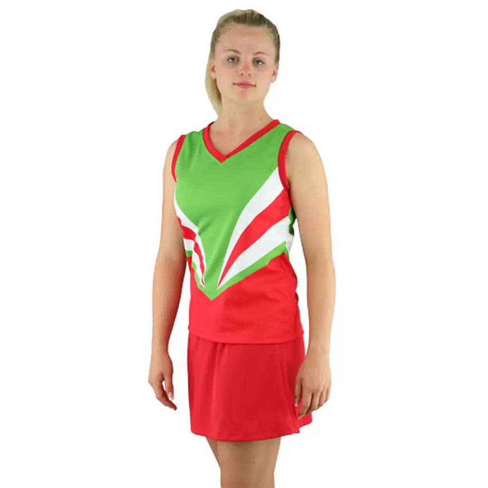 Custom Netball Uniforms and Dresses Sublimation Cheerleader Netball Uniform Quick Dry Women Netball Uniform