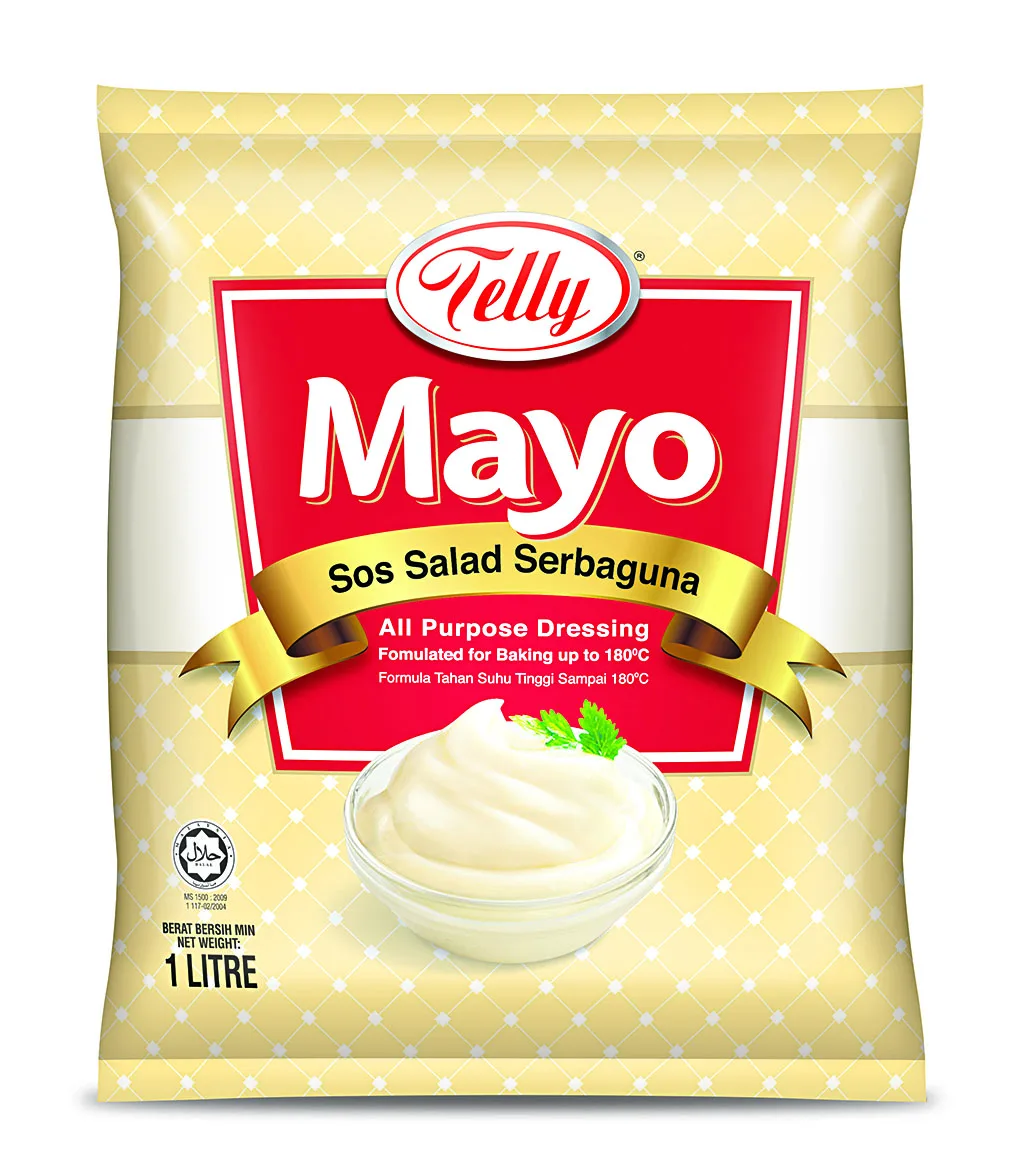 Telly Mayonnaise and Salad Dressing Range Quality Ingredients Specially Made Available in Vacuum Pack Bag Bottle Bulk