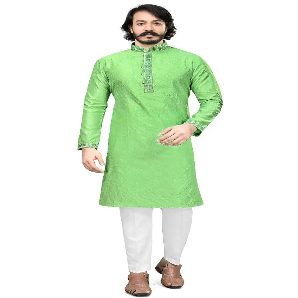 Pakistani Indian Factory Fashion New Style Islamic Clothing Arabic Design Men dress shalwar kameez