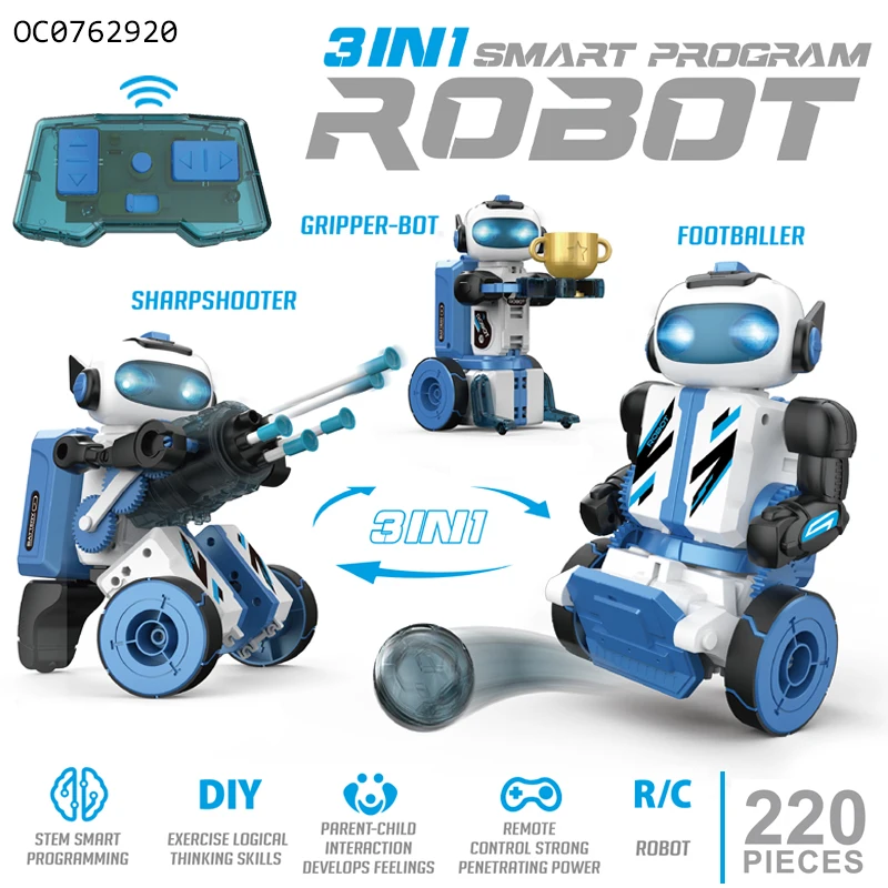 3in1 rc robot toys smart robot toy education robot toys for children