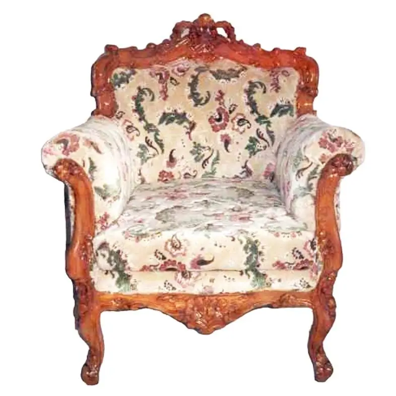 Luxury High Class Living Room Chair, Carved Wooden Chair High Back Chair Drawing Room Chair, Living Room Furniture Rocking Chair