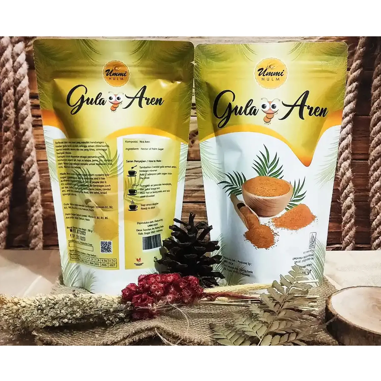 Лучший продавец, Премиум Органический ладонный сахар для еды и напитков, изготовленный из смолы деревьев, рецепты наследия из Индонезии