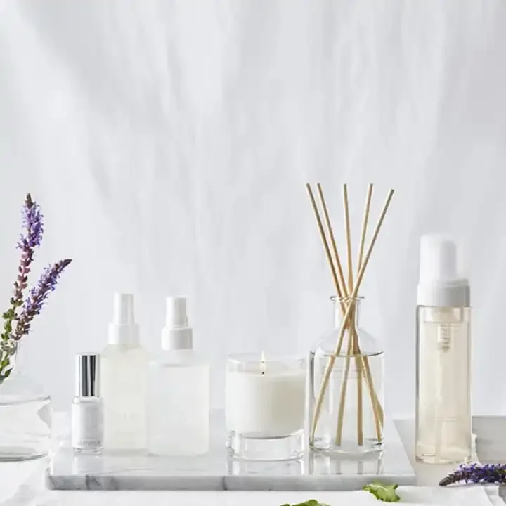 Luxury Aromatherapy natural essential oil decorative reed glass diffuser with rattan sticks