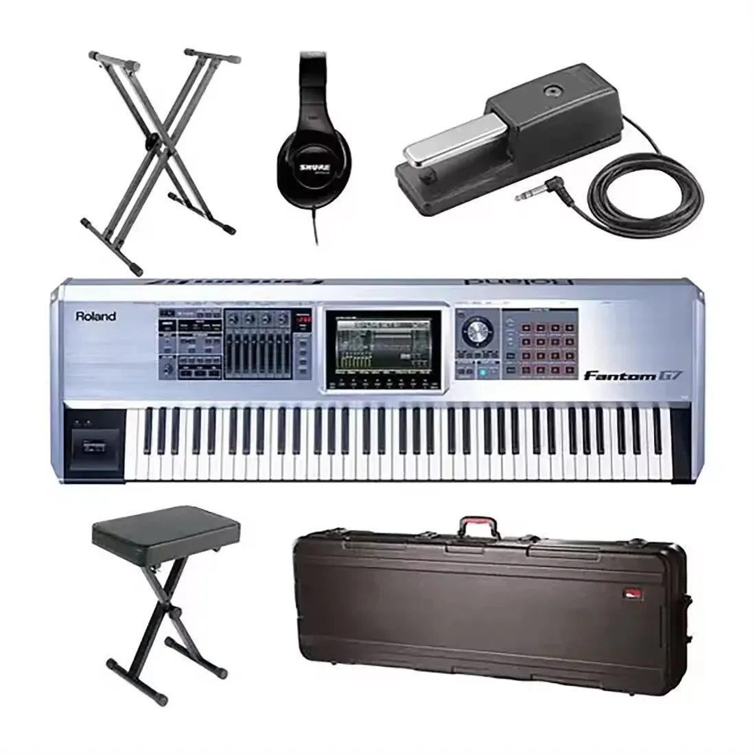 Roland Fantom G7 76-клавишный синтезатор клавиатура музыкальная рабочая станция в наличии | Профессиональное музыкальное производство