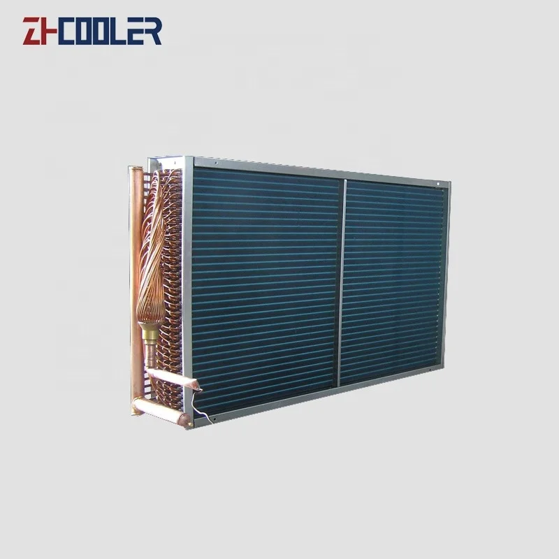 1.5HP Freezer Air Cooler Copper Tube Aluminum Fin Condenser Coil Refrigeration Commercial Condenser