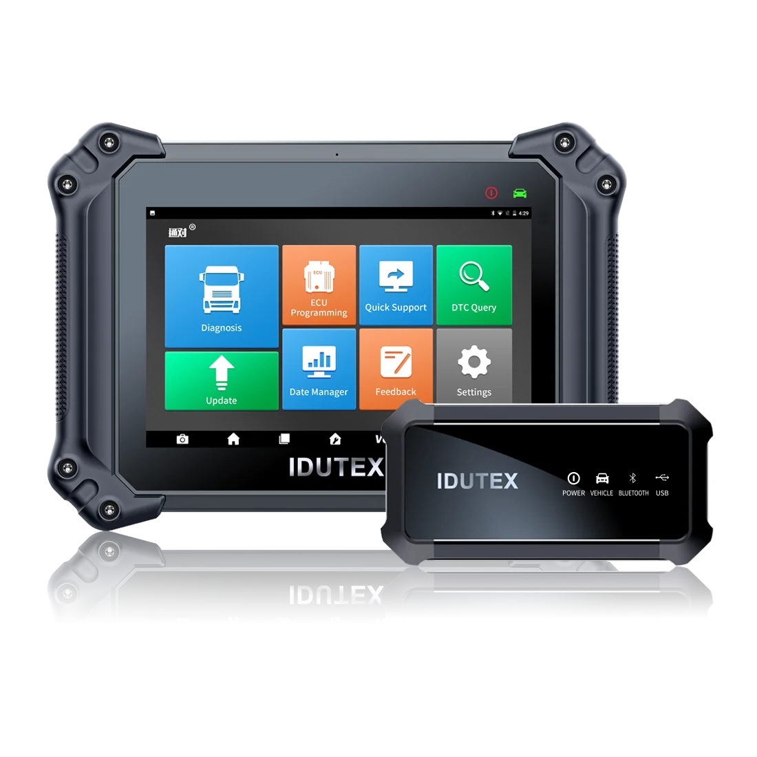 Idutex TS810 pro OBD2 Scanner Heavy Duty Diagnostic Tool For Car and Truck OBD2  Odo-meter Adjustment Car Diagnosis