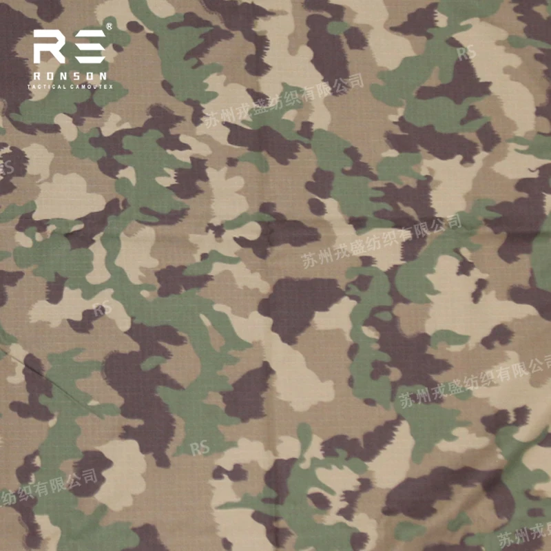 NC5050 Ripstop camouflage TAZ 16 Swiss printed tactical nylon cotton camouflage tactical fabric