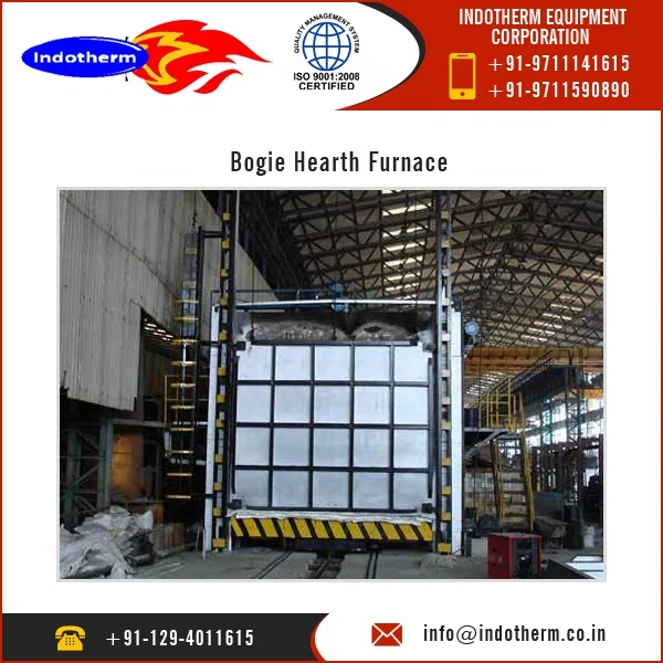 Bogie Hearth Furnace for Metal Tempering Electric Heat Treatment Full Fiber Vacuum Chamber Available at Convenient Price