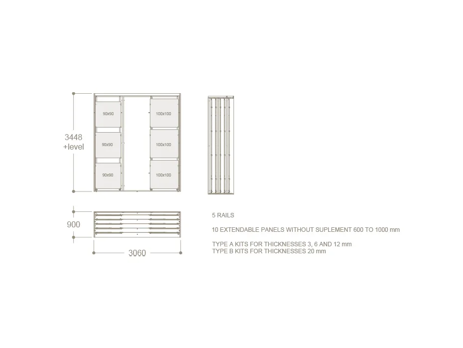 INSCA Stylish Design Ceramic Tile Display Racks 118 Tiles for Outdoor Showroom Organizer and Display Stand