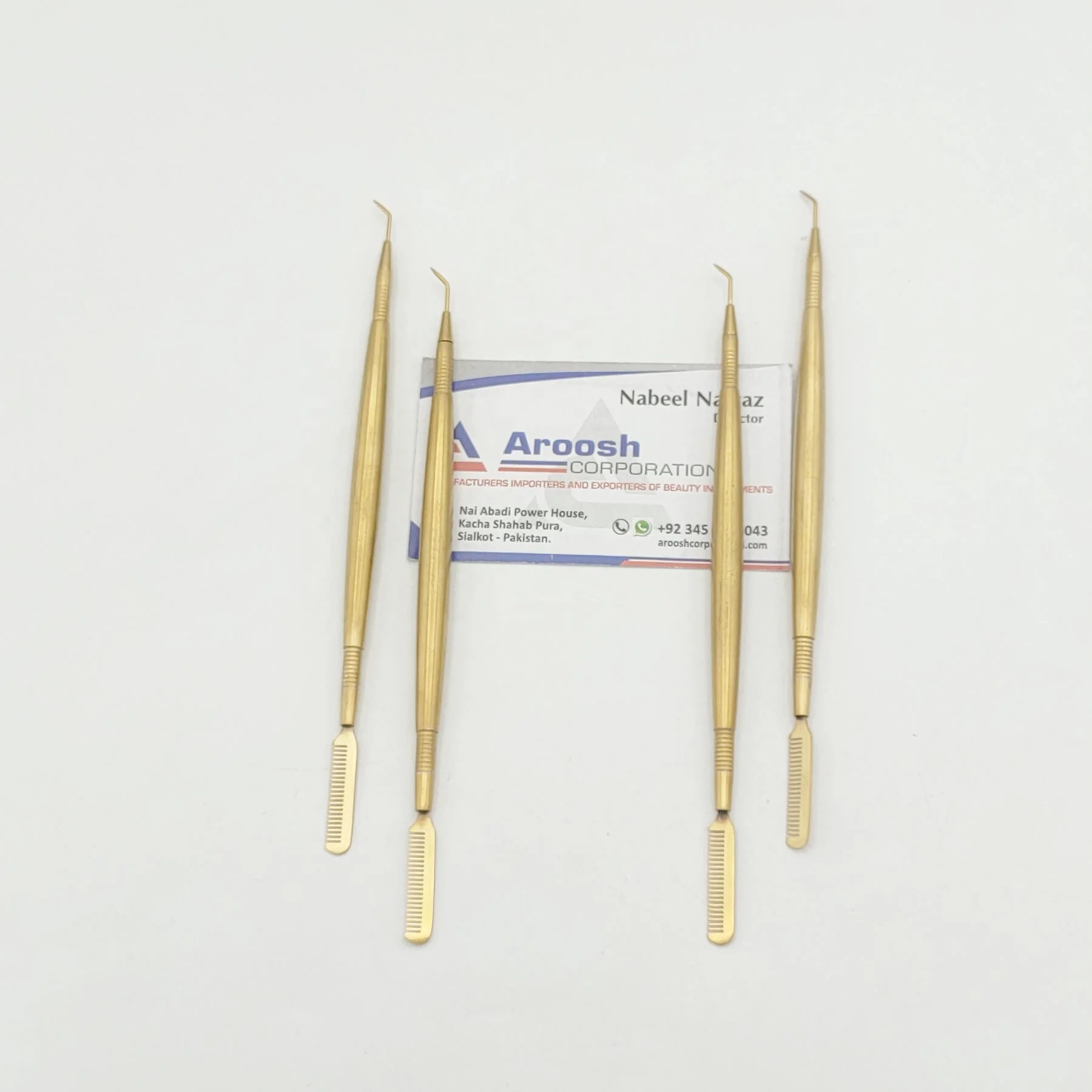 Плазменные золотые инструменты для подъема ресниц