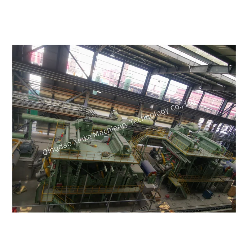 Steel strip Blast Cleaning System for removes abrasive residue from the upper side of strip