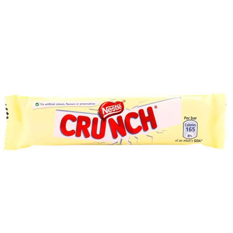 CRUNCH Milk Chocolate and Crisped Rice, Share Size Candy Bars, Share Pack, 2.7 oz