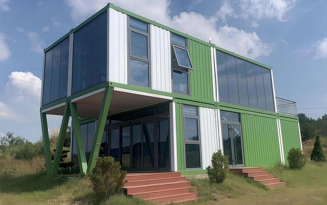 Expandable Container House Prefab 2 bedroom 3bedroom modular folding office customized prefabricated  prefab steel expanda