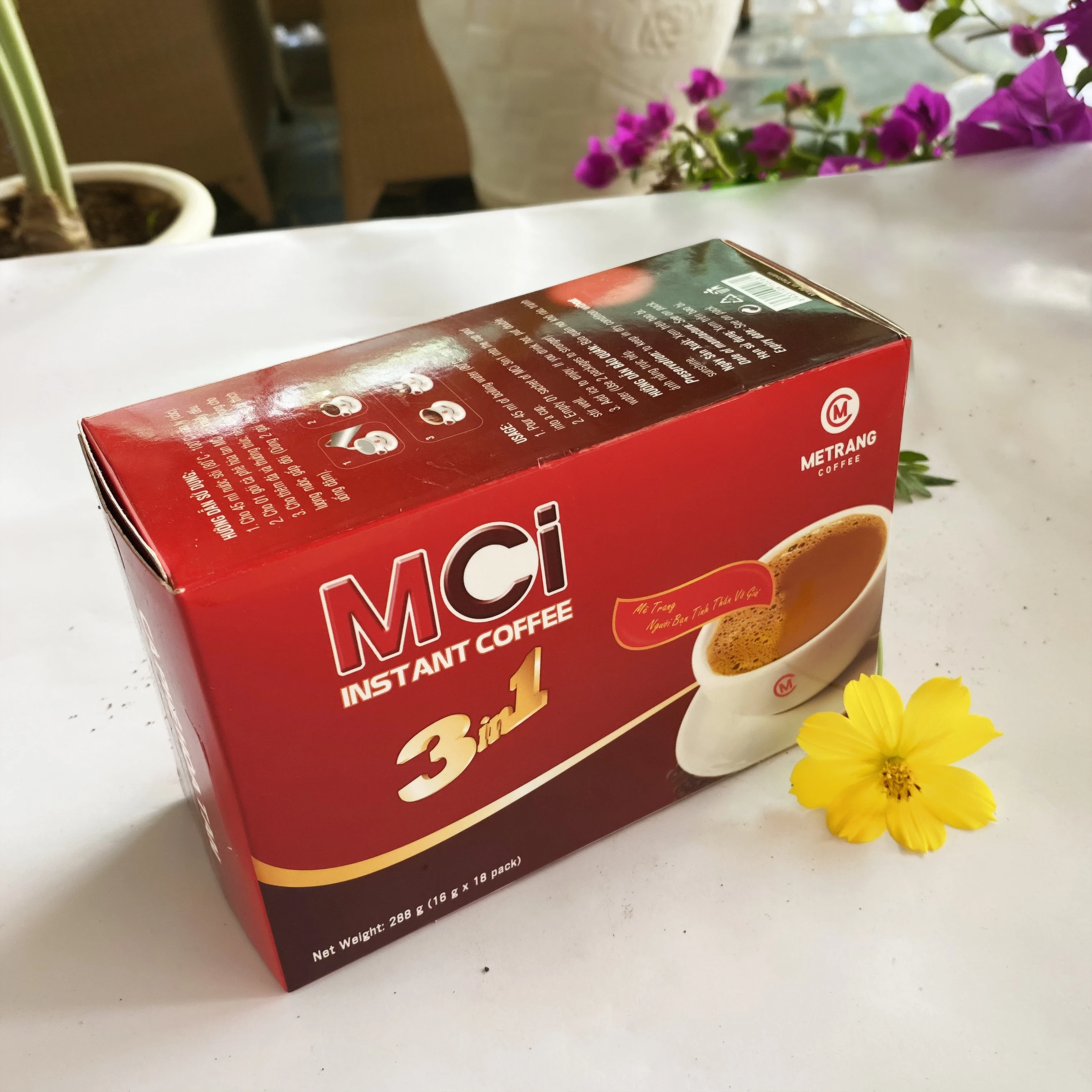 High Quality Price Reasonable Tasting Mellow Manufacturer instant coffee 3in1 Instant coffee 3in1 - 18 sticks/ box From Vietnam
