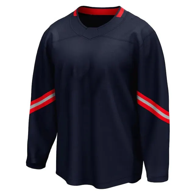 2022 New Custom Ice Hockey Jersey Personalized Printing Name Number Ice Hockey Competition Training Jerseys for Men