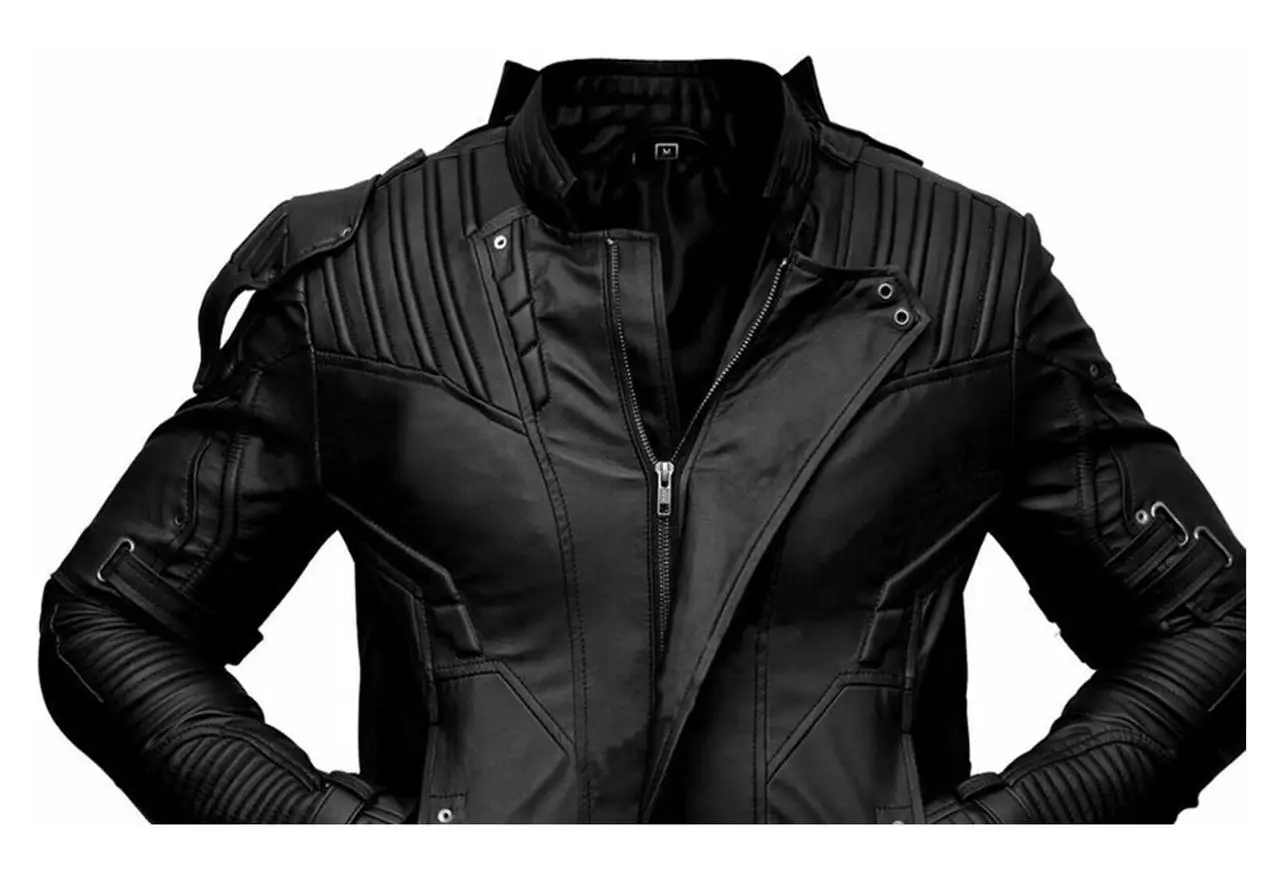 Горячая Распродажа 2022 Байкерская облегающая куртка из натуральной воловьей кожи с принтом Криса Пратта для Кафе Racer мужские куртки на заказ от производителя