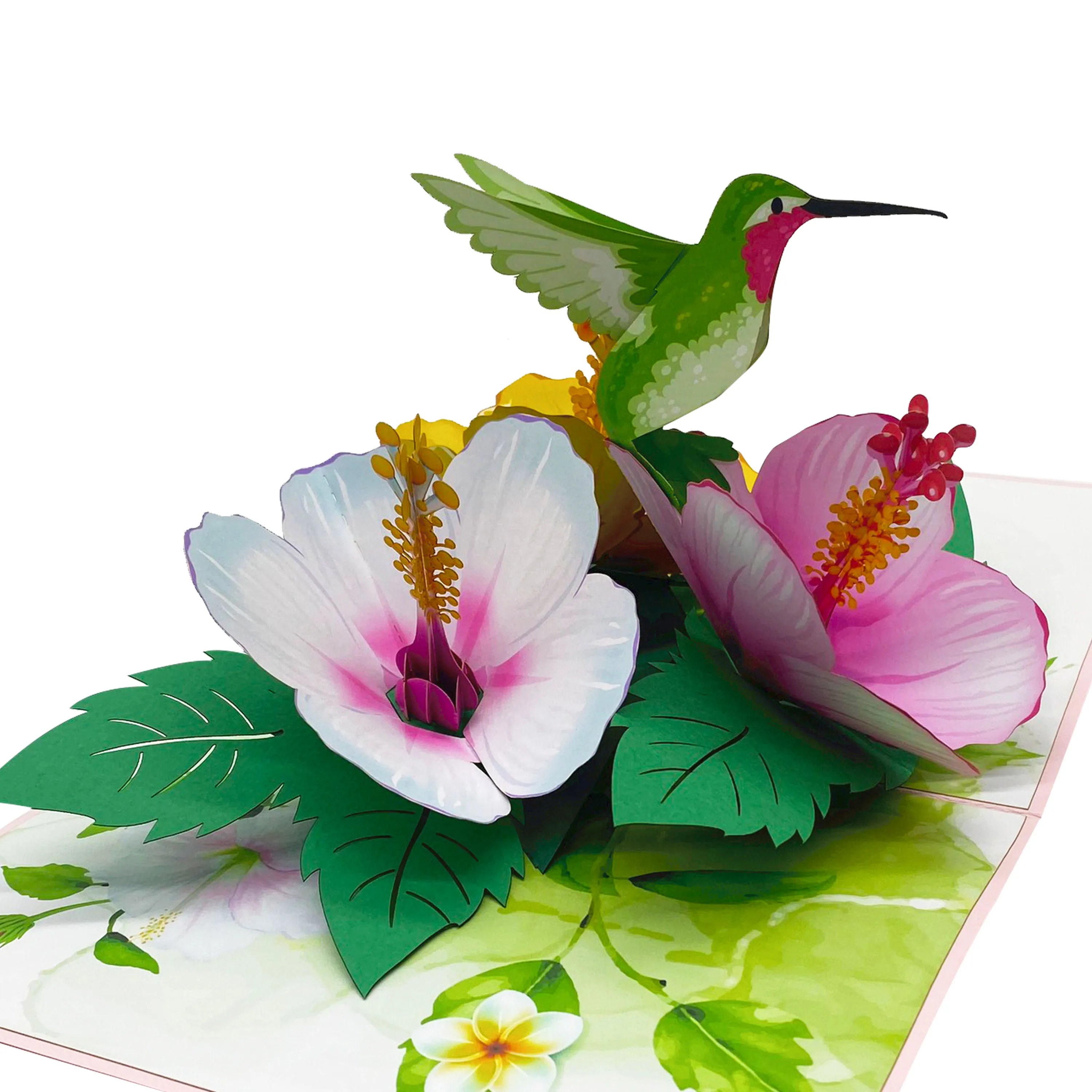 Hummingbird 3D всплывающие открытки подарки и ремесла сделанная вручную вьетнамская художественная бумага изделия высшего тренда лучший выбор индивидуальный дизайн